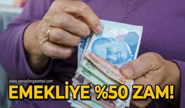 Başkan Erdoğan müjdeyi duyurdu: Emekliye %50 zam!