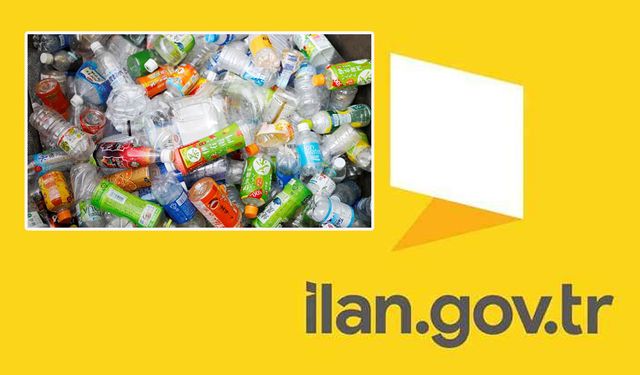 Plastik atıkların satışı yapılacaktır