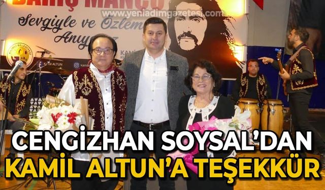 Cengizhan Soysal'dan Kamil Altun'a teşekkür