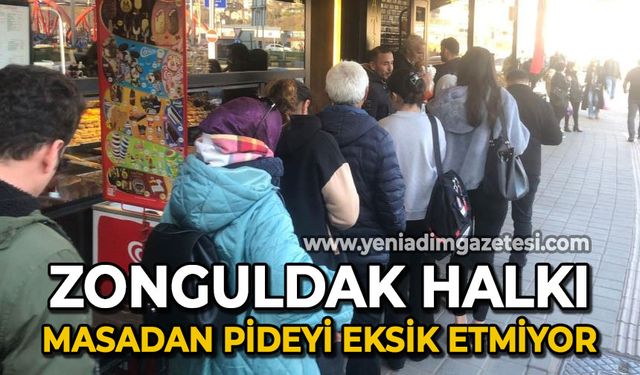 Zonguldak, Ramazan ayında masadan pideyi eksik etmiyor
