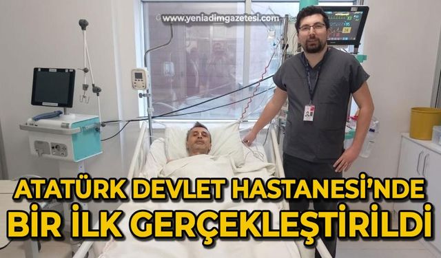 Zonguldak Atatürk Devlet Hastanesi'nde bir ilk gerçekleştirildi: Sene 2024'te Zonguldak "şükür" etti!