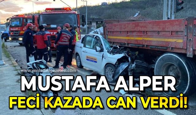 Mustafa Alper feci trafik kazasında can verdi!