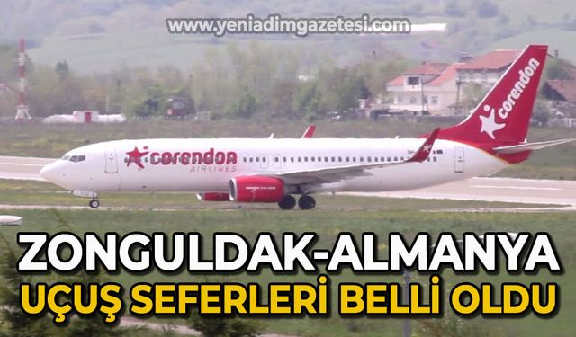 Zonguldak - Almanya uçuş seferleri belli oldu