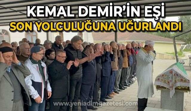 Kemal Demir'in acı günü: Hayat arkadaşı son yolculuğuna uğurlandı