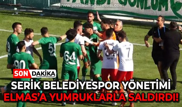 Serik Belediyespor yönetimi ve futbolcuları Zonguldak Kömürspor'a saldırdı!