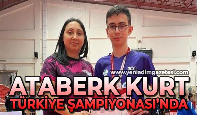 Ataberk Kurt Türkiye şampiyonası'nda