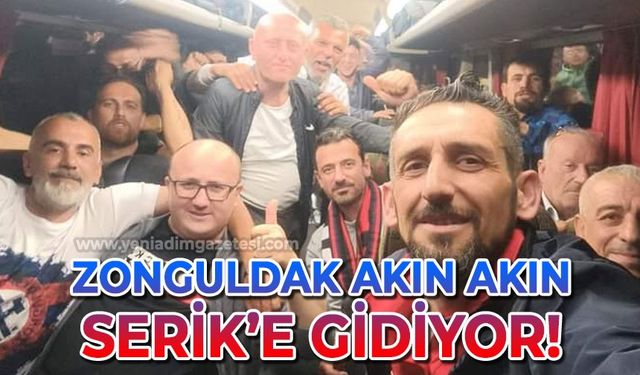 Zonguldak Kömürspor'un cefakar taraftarları yola çıktı: Serik'e akın ediyoruz!