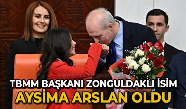 TBMM'de özel oturum: Başkanlığa Zonguldaklı isim Aysima Arslan oturdu