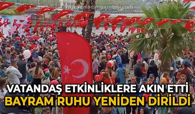 Vatandaş etkinliklere akın etti: Bayram ruhu Zonguldak'ta yeniden dirildi