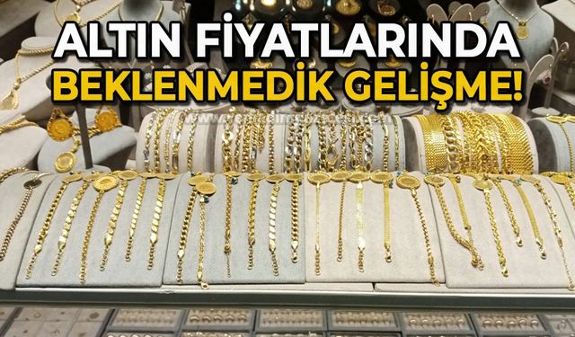 Altın fiyatlarında beklenmedik gelişme: Zonguldak'ta son durum nasıl?