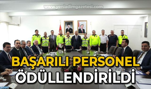 Zonguldak'ta güvenlik toplantısı: Başarılı personeller ödüllendirildi