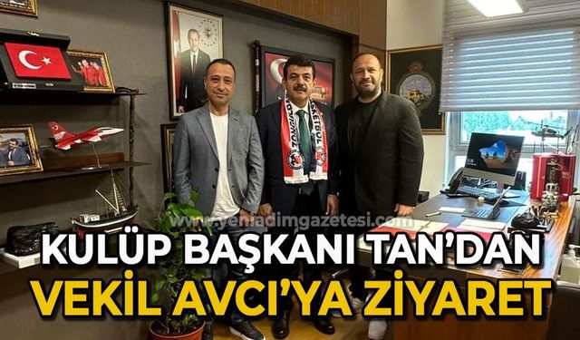 Kulüp başkanı Kanat Tan'dan milletvekili Muammer Avcı'ya ziyaret