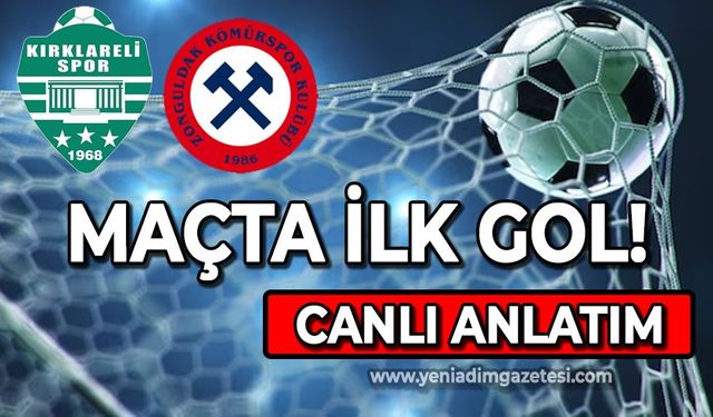 Kırklarelispor -Zonguldak Kömürspor maçı CANLI ANLATIM