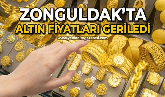 Zonguldak'ta altın fiyatları geriledi