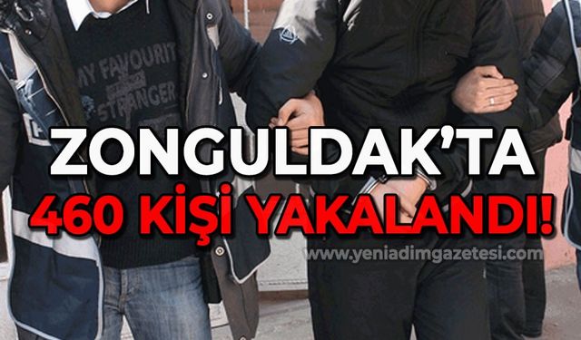 Zonguldak’ta 466 kaçak yakalandı