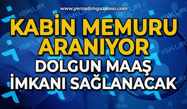 Dolgun maaşlı kabin memuru alımı yapılacak