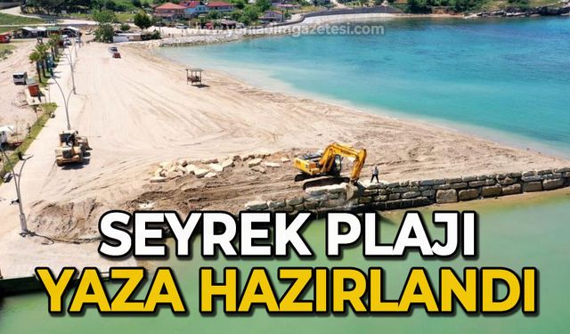 Seyrek Plajı yaza hazırlandı