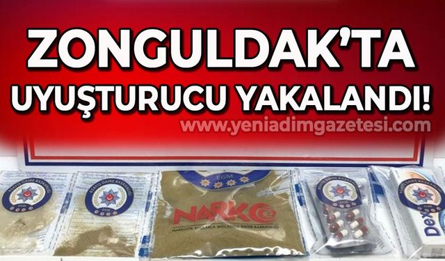 Zonguldak'ta uyuşturucu yakalandı: Çok sayıda uyuşturucu hap ve madde ele geçirildi!