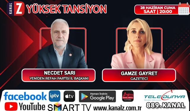 Yüksek Tansiyon 28 Haziran akşamı KANAL Z ekranlarında