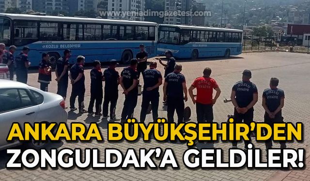 Ankara Büyükşehir Belediyesi'nden Zonguldak'a geldiler