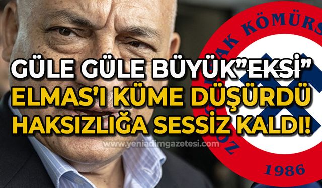 Güle güle Mehmet Büyük"eksi": Zonguldak Kömürspor'u küme düşürdün, haksızlığa sessiz kaldın!