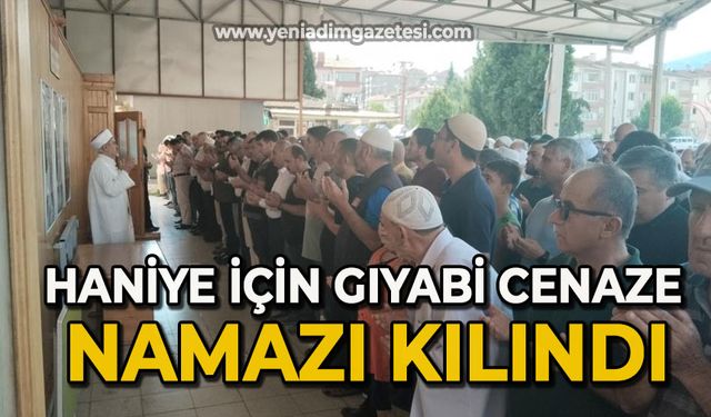 Haniye için gıyabi cenaze namazı kılındı