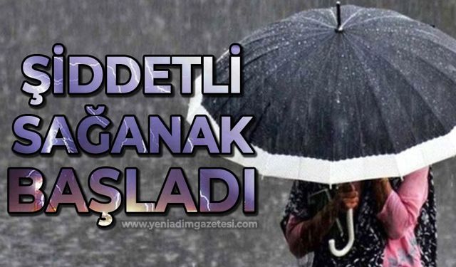 Zonguldak'ta yağış başladı: Tüm ekipler teyakkuz halinde!