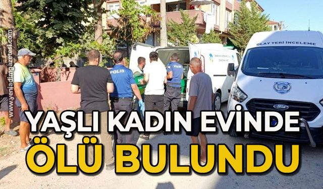 Yaşlı kadın evinde ölü bulundu