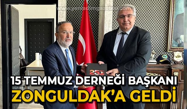 15 Temmuz Derneği Başkanı Zonguldak'ta