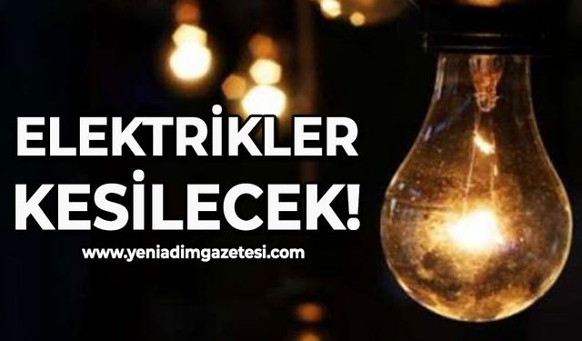 Zonguldak kesintiden bıktı: Elektrik kesilecek!