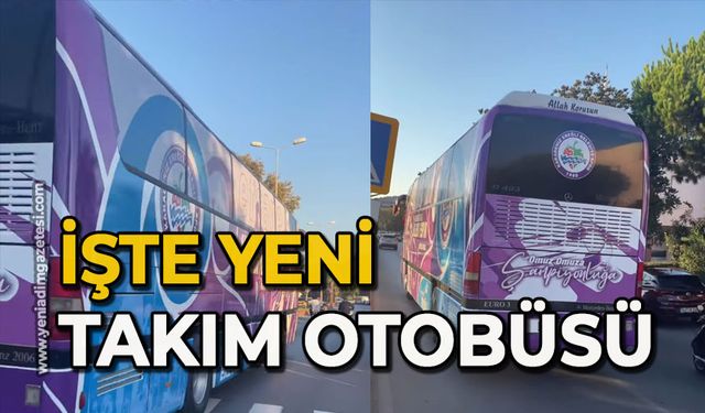 İşte yeni takım otobüsü