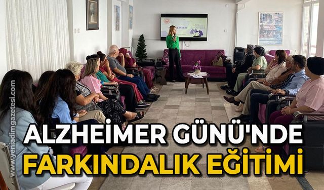 Alzheimer Günü'nde farkındalık eğitimi