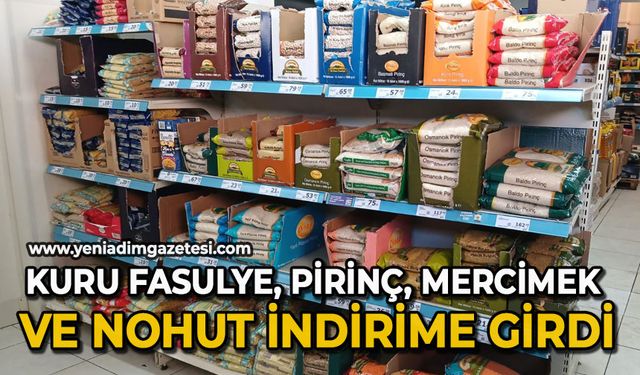 Kuru fasulye, pirinç mercimek ve nohut A101'de indirime girdi: Kilerlerinizi doldurun