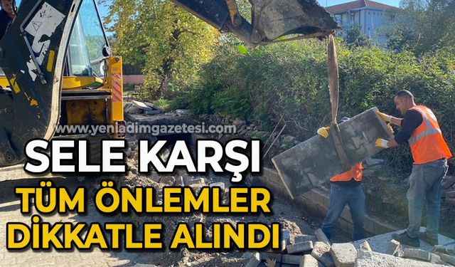 Sel felaketine karşı tüm önlemler alındı