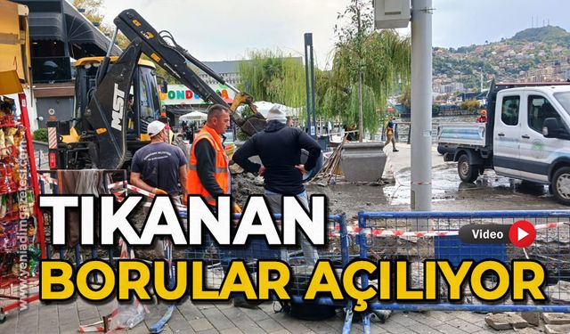 Tıkanan borular açılıyor