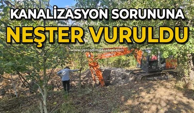 Kanalizasyon sorununa neşter vuruldu