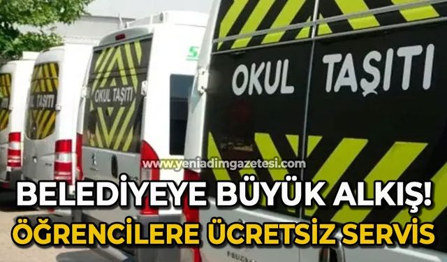 Belediyeye büyük alkış: Öğrencilere ücretsiz servis