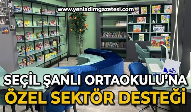 Filyos Hisarönü Seçil Şanlı Ortaokulu'na özel sektör desteği