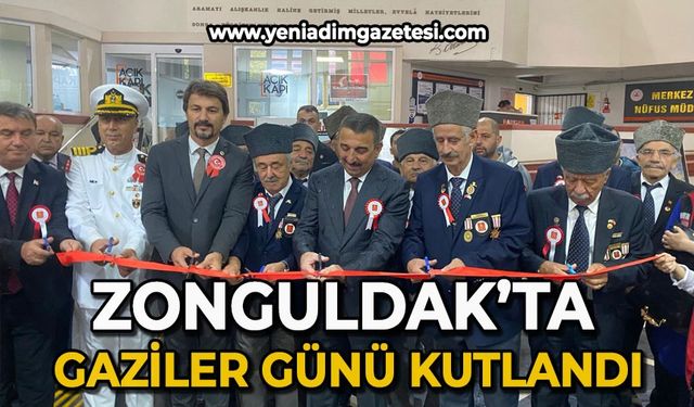 Zonguldak'ta 19 Eylül Gaziler Günü kutlandı