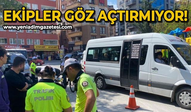 Zonguldak’ta emniyet ve jandarma ekiplerinin yoğun denetimleri sürüyor