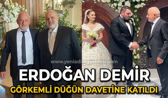 Erdoğan Demir görkemli düğün törenine katıldı