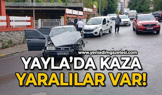 Yayla'da trafik kazası: Yaralılar var