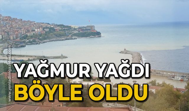 Yağmur yağdı böyle oldu