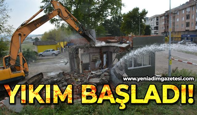 Kentsel sorun çözüldü: Binaların yıkımına başlandı