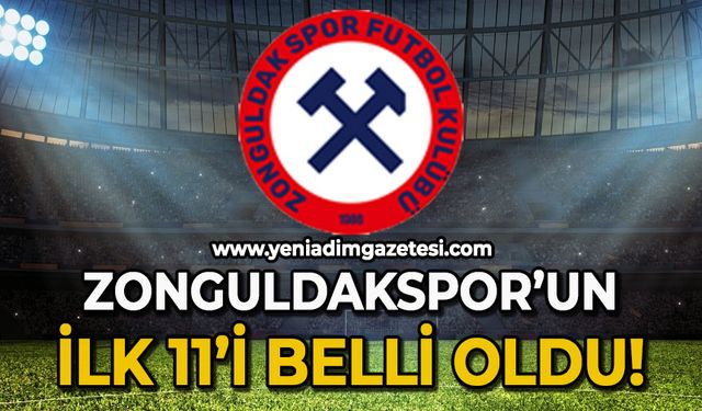 Zonguldakspor'un ilk 11'i belli oldu