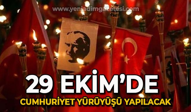 29 Ekim'de Cumhuriyet Yürüyüşü yapılacak