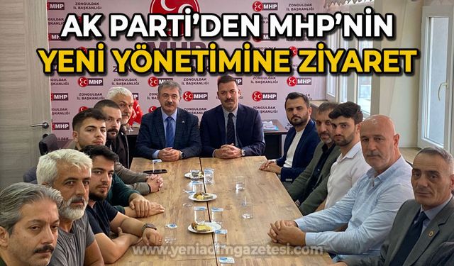 AK Parti heyetinden MHP'nin yeni yönetimine ziyaret