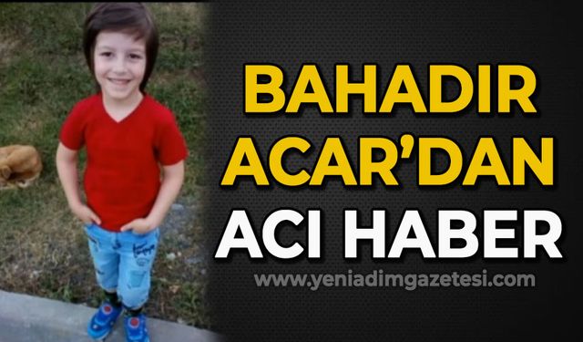 Bahadır Acar'dan acı haber