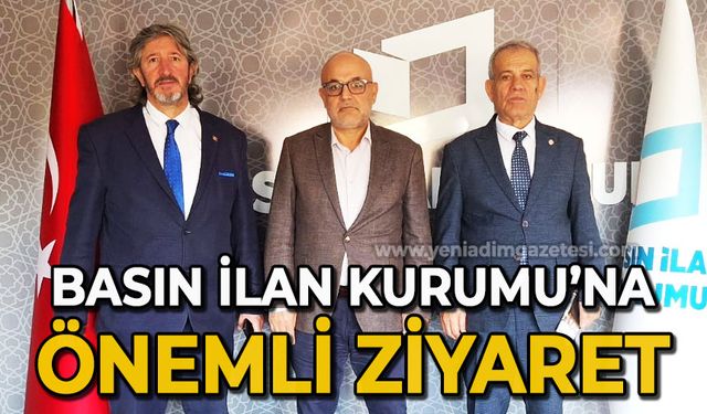 Basın İlan Kurumu'na önemli ziyaret: İlan gelirleri artırılmalı