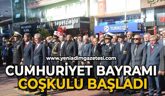 Cumhuriyet Bayramı coşkusu Çaycuma'da başladı